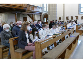 Dankwortgottesdienst der Erstkommunionkinder  (Foto: Karl-Franz Thiede)